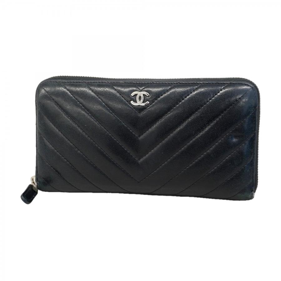 CHANEL（シャネル） 【6ae6299-k】シャネル 長財布 Vステッチ