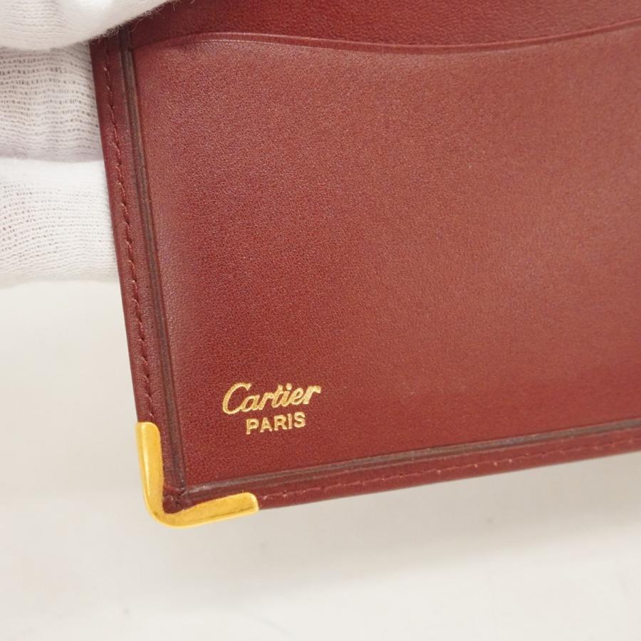 Cartier（カルティエ） 【6ae6469】カルティエ 長札入れ マスト レザー