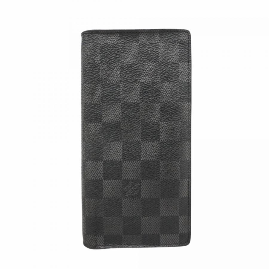 【新型】ルイヴィトン ダミエ グラフィット ポルトフォイユ ブラザ 黒 長財布 LOUIS VUITTON（ルイ・ヴィトン） 【6ba0407-k】ルイヴィトン 長財布