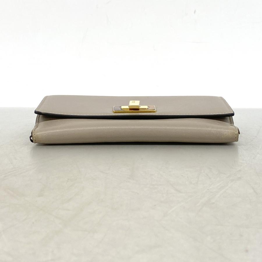 FENDI（フェンディ） 【6cb2357】フェンディ 長財布 レザー ベージュ 