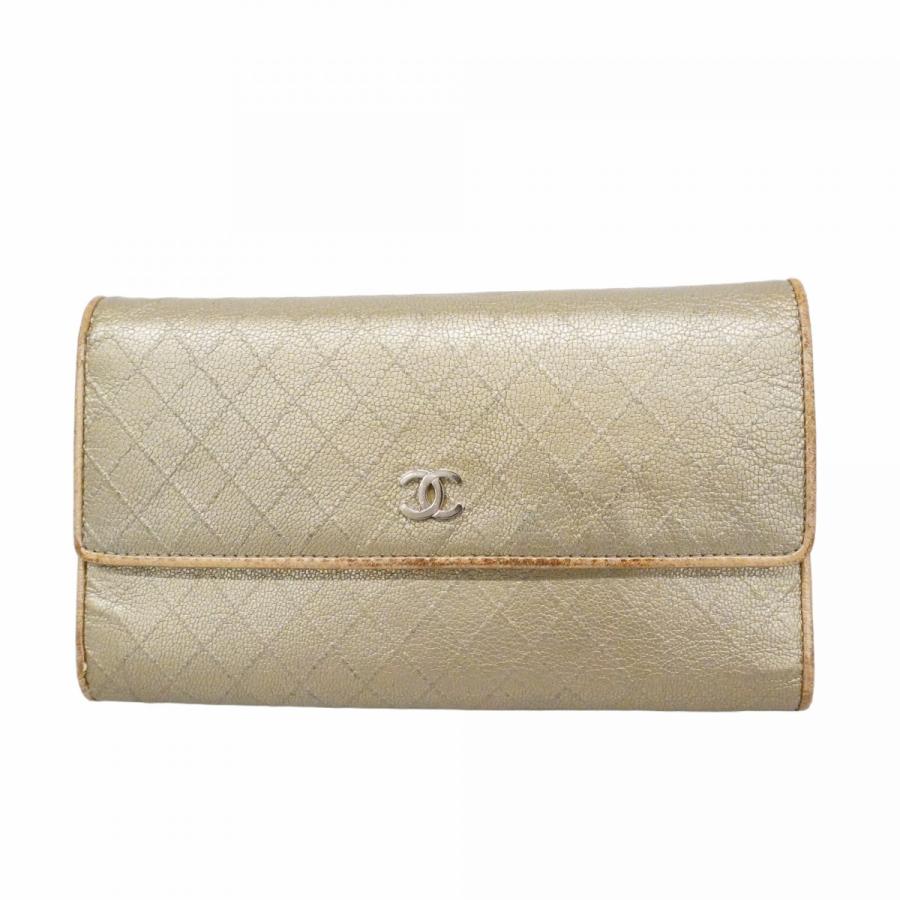 CHANEL（シャネル） 【6cd4362-k】シャネル 三つ折り長財布 ビコローレ 