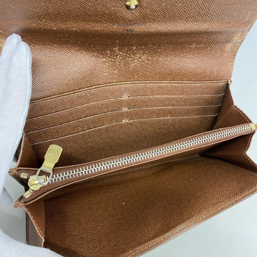 6cd5843】ルイヴィトン 長財布 モノグラム ポルトフォイユサラ M61734 
