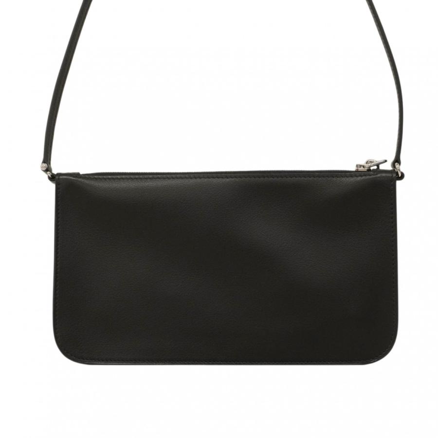 ★SALE【6da0015】エルメス ショルダーバッグ ジップアンゴートゥーゴー エバーグレイン ブラック シルバー金具 K刻印【中古】レディース_8