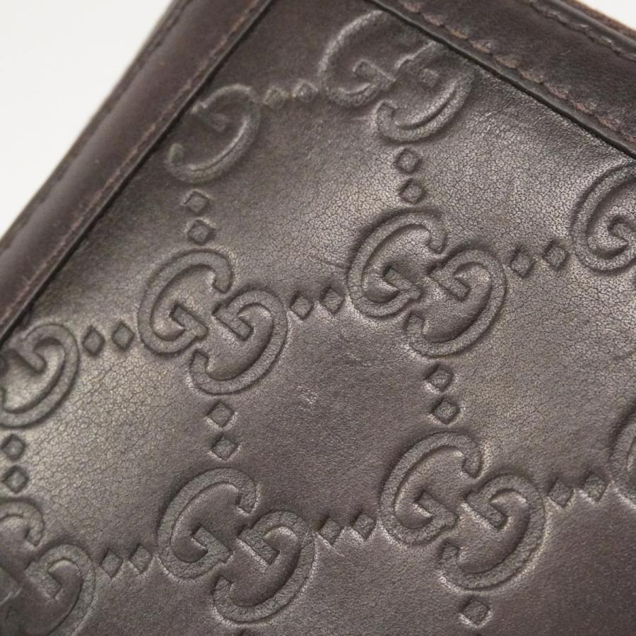 W*割様 GUCCI シマ 長財布 インターロッキング ダークブラウン GUCCI（グッチ） 【6da0154-k】グッチ 長財布 グッチシマ インター