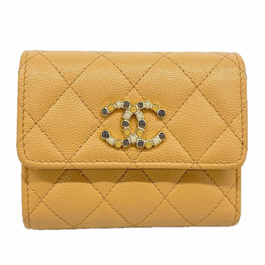 CHANEL（シャネル） 【6da0617】シャネル 三つ折り財布 マトラッセ 