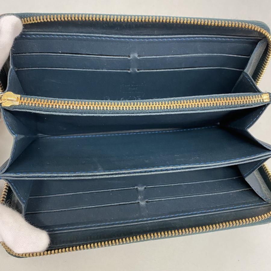 【6da0713】ルイヴィトン 長財布 ヴェルニ ジッピーウォレット M93722  ブルーニュイ【中古】レディース LOUIS VUITTON（ルイ・ヴィトン） 【6da0713】ルイヴィトン 長財布