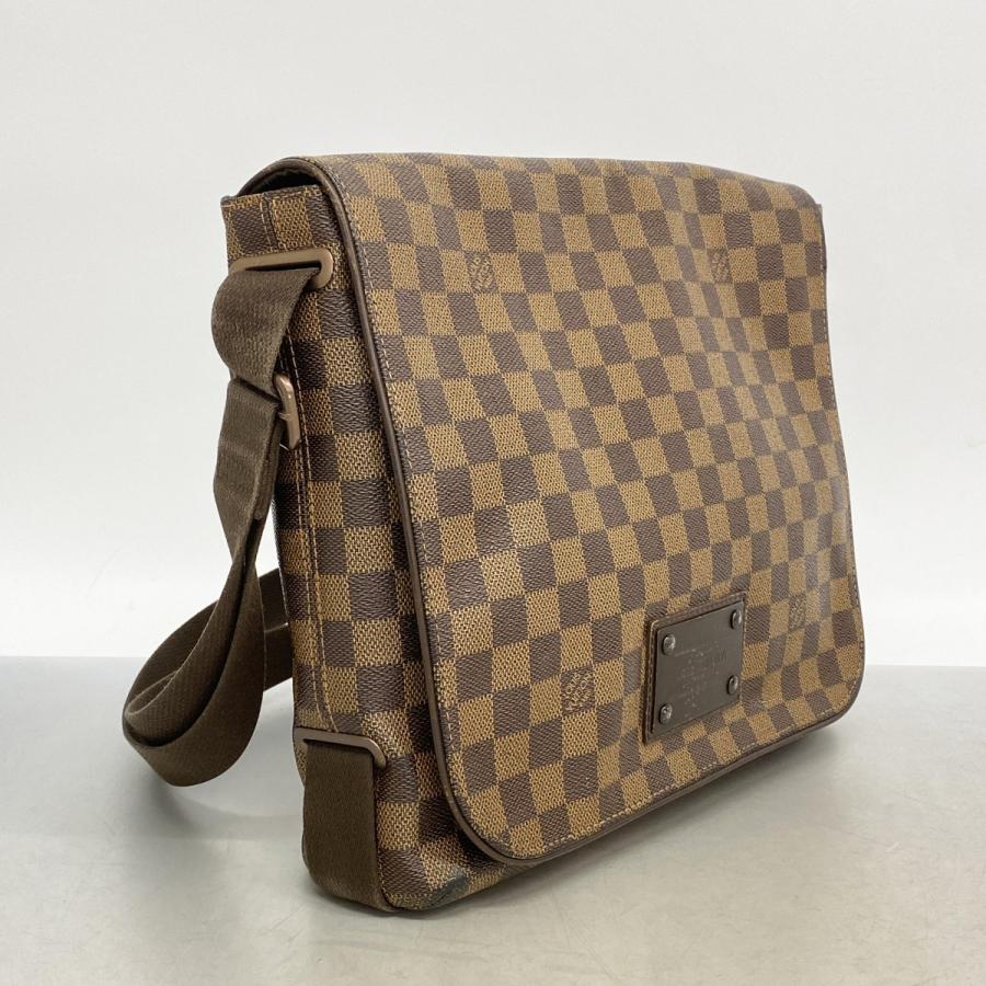 【6db1202】ルイヴィトン ショルダーバッグ ダミエ ブルックリンMM N51211 エベヌ【中古】レディース LOUIS VUITTON（ルイ・ヴィトン） 【6db1202】ルイヴィトン ショルダー
