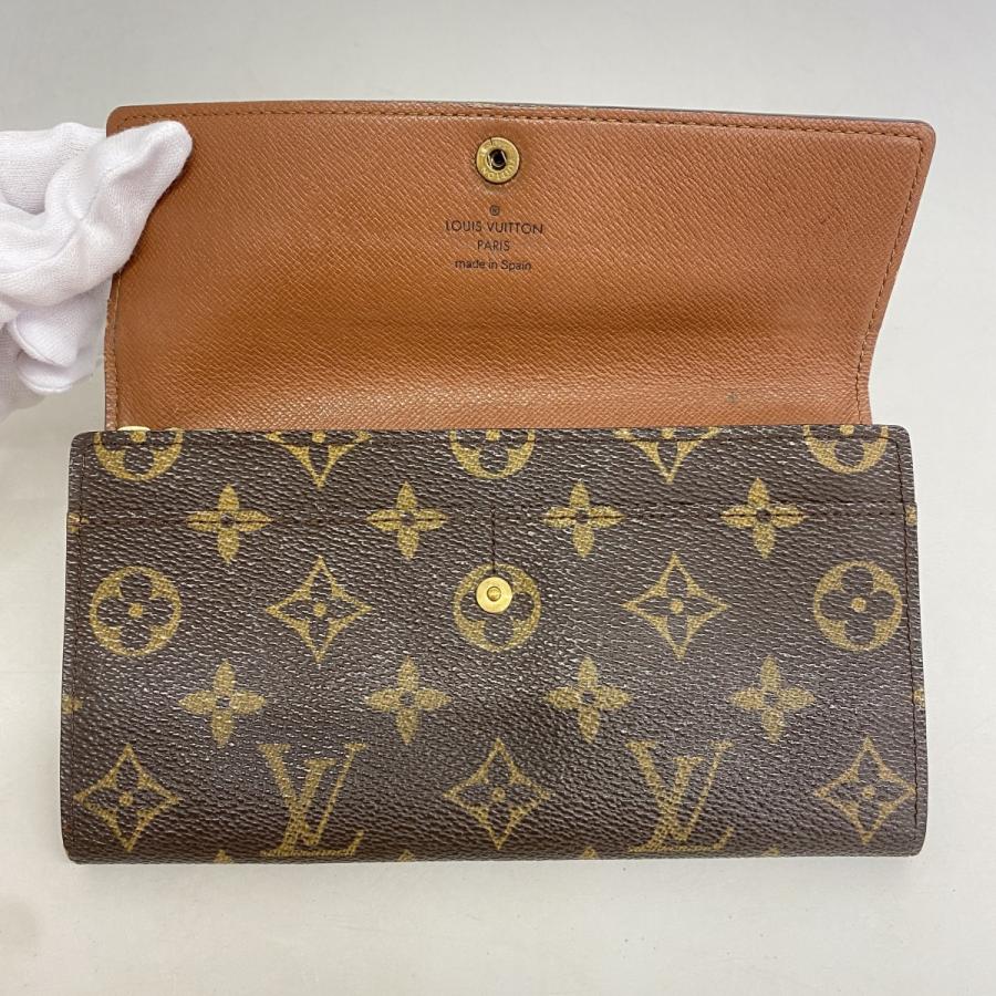 美品 ルイヴィトン モノグラム ポシェット ポルトモネ クレディ 長財布 LOUIS VUITTON（ルイ・ヴィトン） 【6db1554】ルイヴィトン 長財布