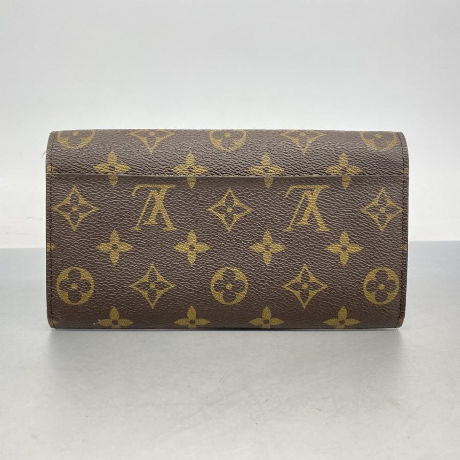 【6db1963】ルイヴィトン 長財布 モノグラム ポルトフォイユサラ M60531 ブラウン【中古】レディース LOUIS VUITTON（ルイ・ヴィトン） 【6db1963】ルイヴィトン 長財布