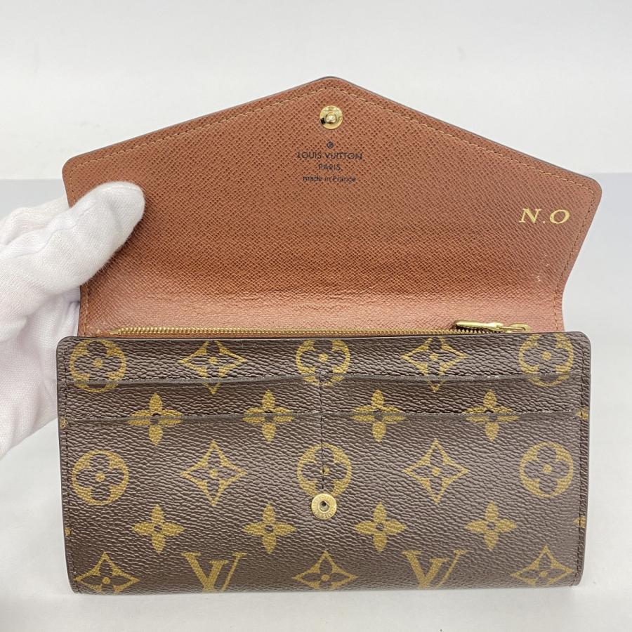 【6db1904】ルイヴィトン 三つ折り財布 モノグラム ポルトフォイユサラ M60531 ブラウン【中古】レディース C (やや傷や汚れあり)】【6db1904】ルイヴィトン 三つ折り財布