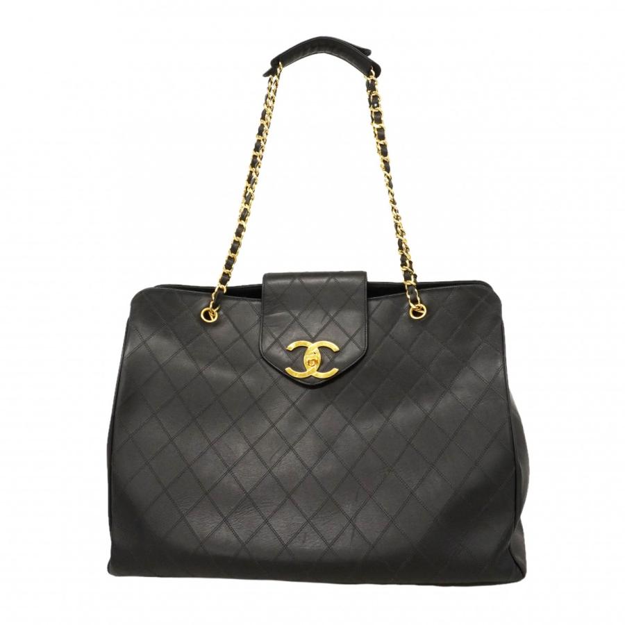 ★SALE【6db1995】シャネル ショルダーバッグ ビコローレ レザー ブラック ゴールド金具【中古】レディース CHANEL（シャネル） ☆SALE【6db1995】シャネル ショルダーバッグ