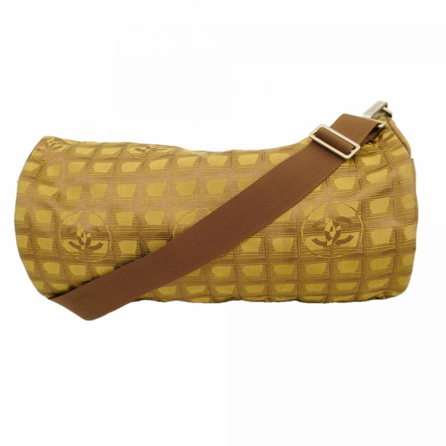 【6db2081】シャネル ショルダーバッグ ニュートラベル ナイロン カーキ シルバー金具【中古】レディース CHANEL（シャネル） ☆最終価格【6db2081】シャネル ショルダーバッグ