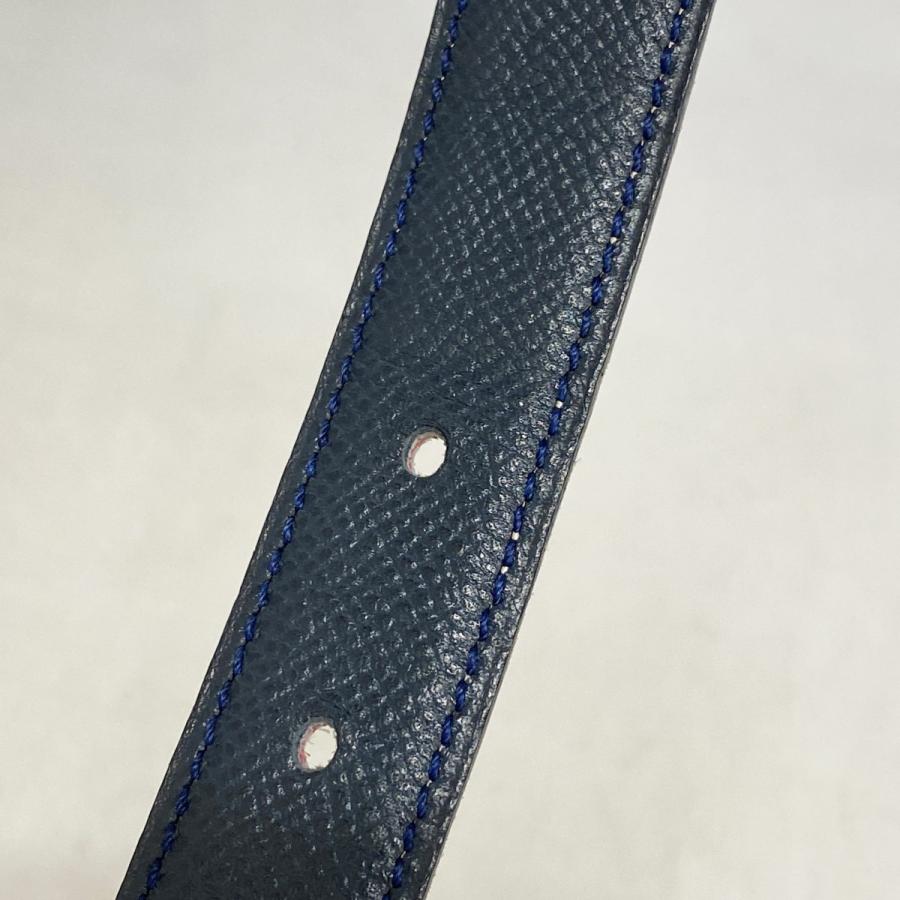 【6db2163】エルメス ベルト コンスタンスベルト ボックスカーフ クシュベル ゴールド ネイビー ゴールド金具 〇X刻印【中古】レディース HERMES（エルメス） 【6db2163】エルメス ベルト コンスタンスベルト