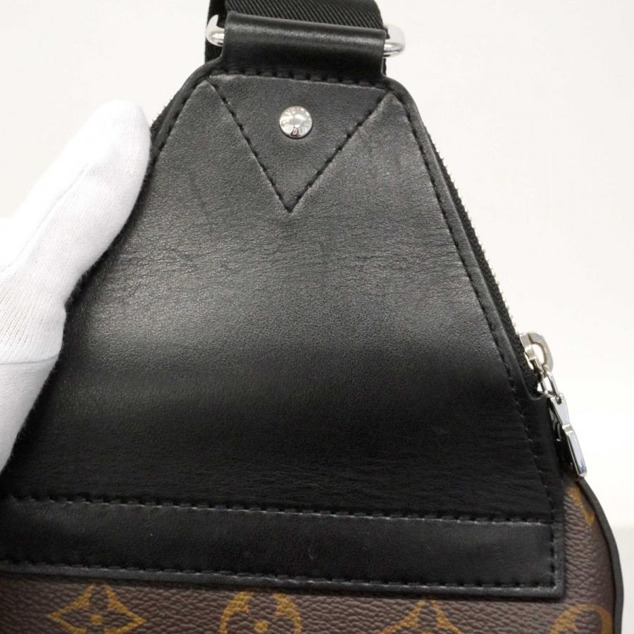 ★最終価格【6dc2437】ルイヴィトン ボディバッグ モノグラム・マカサー アヴェニュースリングバッグ M46327 ブラウン【中古】メンズ_7