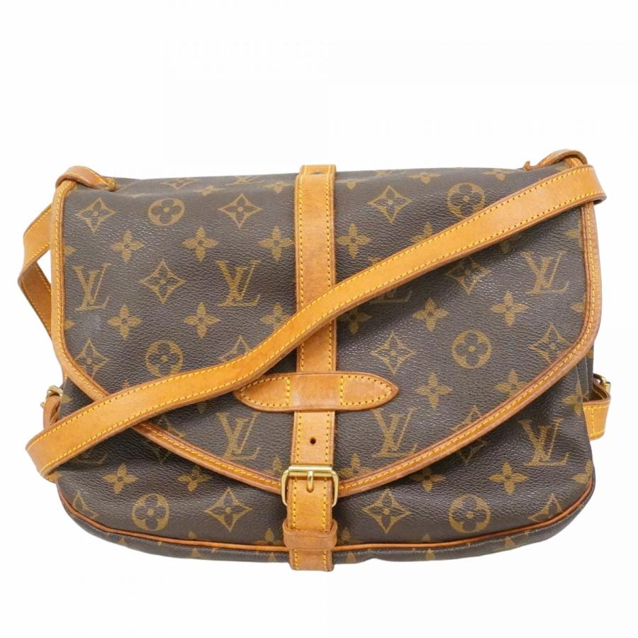 【6dc2450】ルイヴィトン ショルダーバッグ モノグラム ソミュール30 M42256 ブラウン【中古】レディース LOUIS VUITTON（ルイ・ヴィトン） ☆SALE 【6dc2450】ルイヴィトン