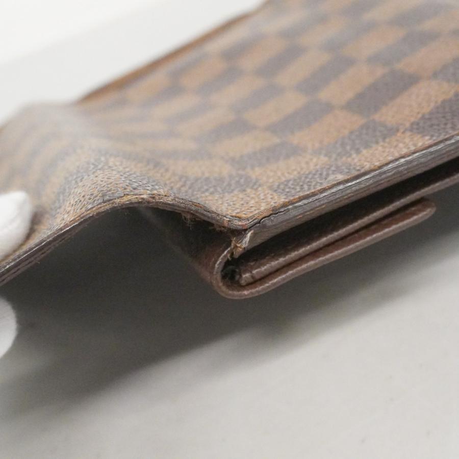 ルイヴィトン N61217 インターナショナル ダミエ エベヌ 三つ折り財布 LOUIS VUITTON（ルイ・ヴィトン） 長財布 ダミエ・エベヌ