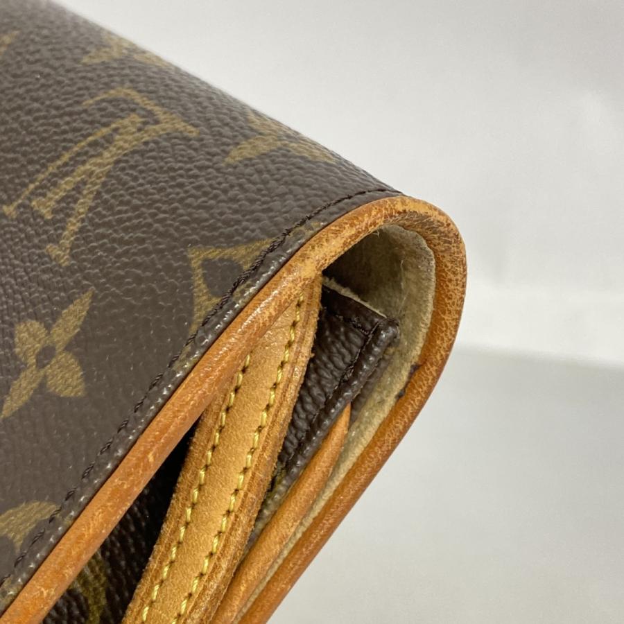【6dc2653】ルイヴィトン ショルダーバッグ モノグラム ポシェットツインGM M51852 ブラウン【中古】レディース LOUIS VUITTON（ルイ・ヴィトン） 【6dc2653】ルイヴィトン ショルダー