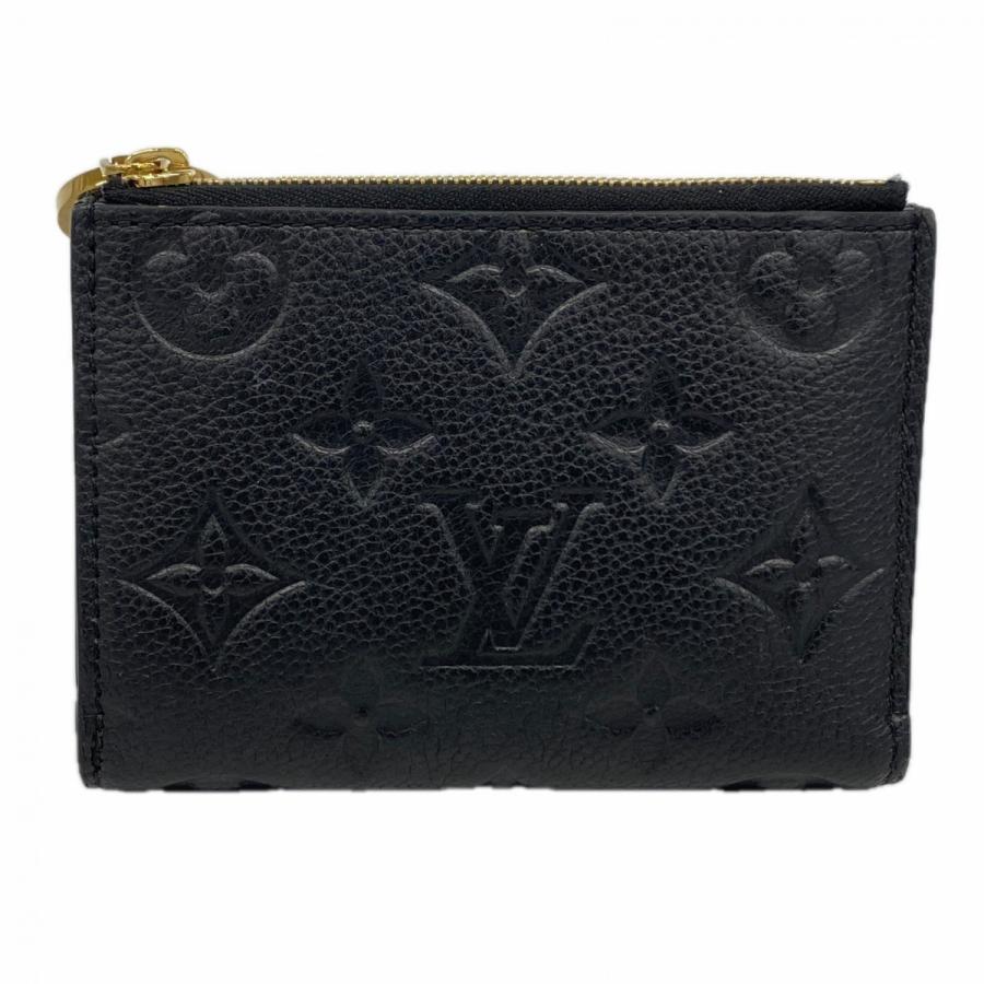 【6dc2666】ルイヴィトン 財布 モノグラム・アンプラント ポルトフォイユリサ M83365 ノワール【中古】レディース LOUIS VUITTON（ルイ・ヴィトン） ☆最終価格【6dc2666】ルイヴィトン