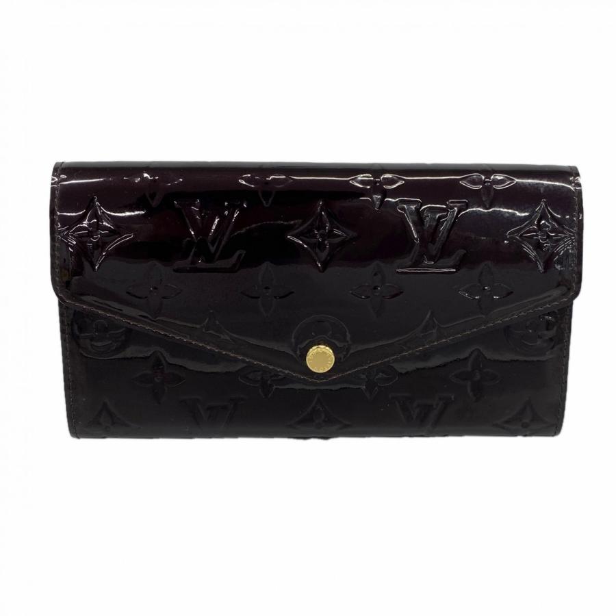 【6dc2717-k】ルイヴィトン 長財布 ヴェルニ ポルトフォイユサラ M90152 アマラント【中古】レディース LOUIS VUITTON（ルイ・ヴィトン） 【6dc2717-k】ルイヴィトン 長財布