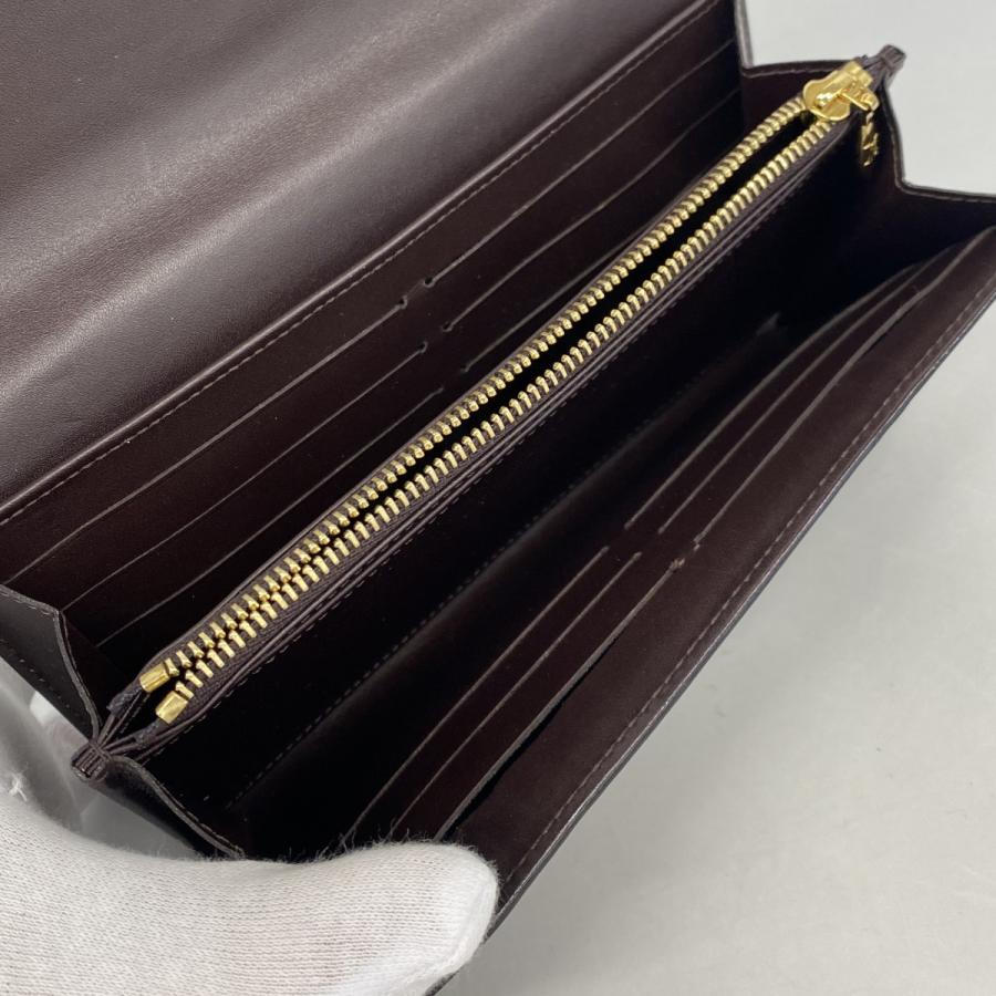 【6dc2717-k】ルイヴィトン 長財布 ヴェルニ ポルトフォイユサラ M90152 アマラント【中古】レディース LOUIS VUITTON（ルイ・ヴィトン） 【6dc2717-k】ルイヴィトン 長財布