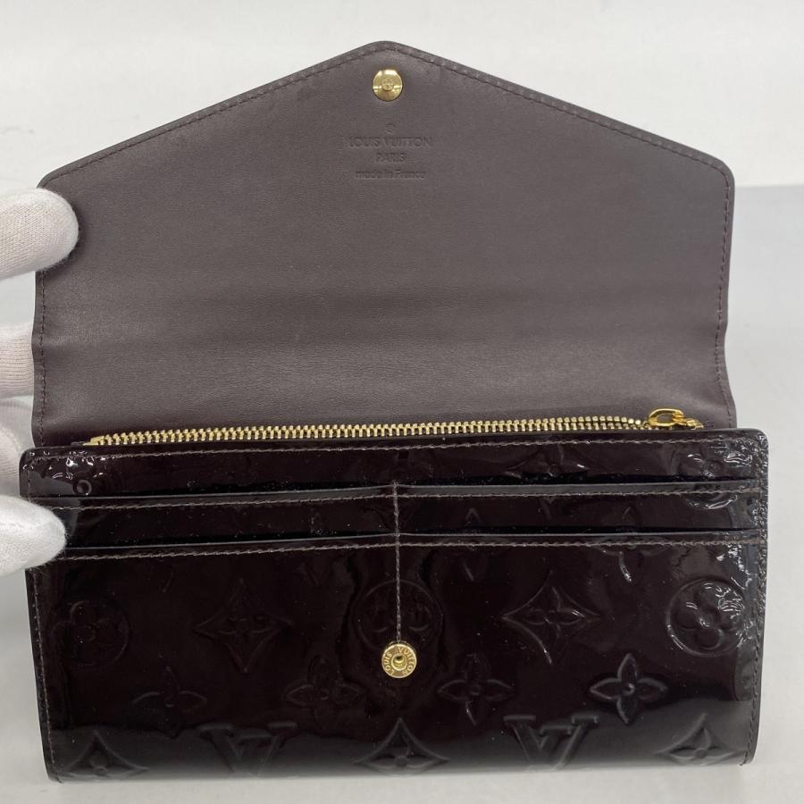 【6dc2717-k】ルイヴィトン 長財布 ヴェルニ ポルトフォイユサラ M90152 アマラント【中古】レディース LOUIS VUITTON（ルイ・ヴィトン） 【6dc2717-k】ルイヴィトン 長財布