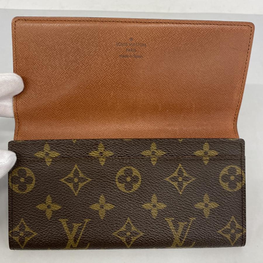 【6dc2719-k】ルイヴィトン 長財布 モノグラム ポルトカルトクレディ円 M61818 ブラウン【中古】レディース LOUIS VUITTON（ルイ・ヴィトン） 【6dc2719-k】ルイヴィトン 長財布