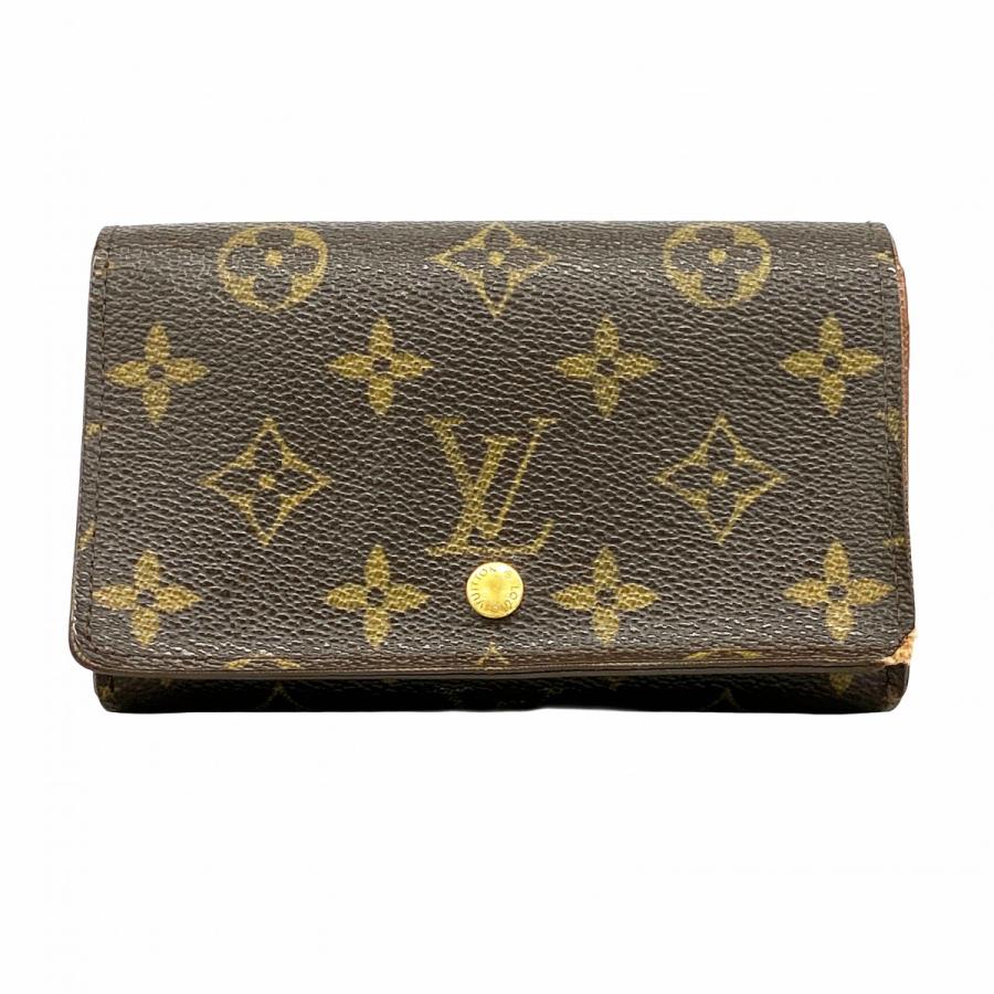 【6dc2760】ルイヴィトン 財布 モノグラム ポルトフォイユトレゾール M61736 ブラウン【中古】レディース LOUIS VUITTON（ルイ・ヴィトン） ☆SALE【6dc2760】ルイヴィトン 財布