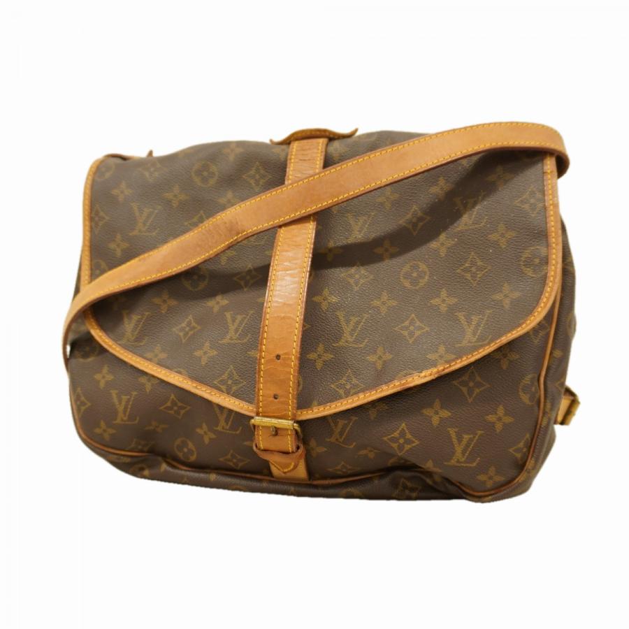【6dc2842】ルイヴィトン ショルダーバッグ モノグラム ソミュール35 M42254 ブラウン【中古】レディース LOUIS VUITTON（ルイ・ヴィトン） 【6dc2842】ルイヴィトン ショルダー