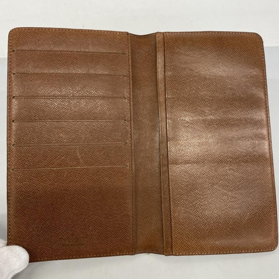 【6dc2974】ルイヴィトン 札入れ モノグラム ポルトシェキエカルトクレディ M62225 ブラウン【中古】メンズ レディース ユニセックス LOUIS VUITTON（ルイ・ヴィトン） 【6dc2974】ルイヴィトン 札入れ