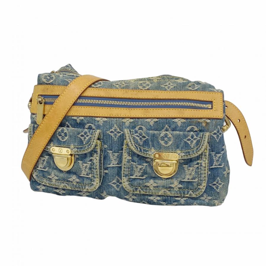 【6dc3135-k】ルイヴィトン ショルダーバッグ モノグラム・デニム バギーPM M95049 ブルー【中古】レディース LOUIS VUITTON（ルイ・ヴィトン） ☆最終価格 【6dc3135-k】ルイ