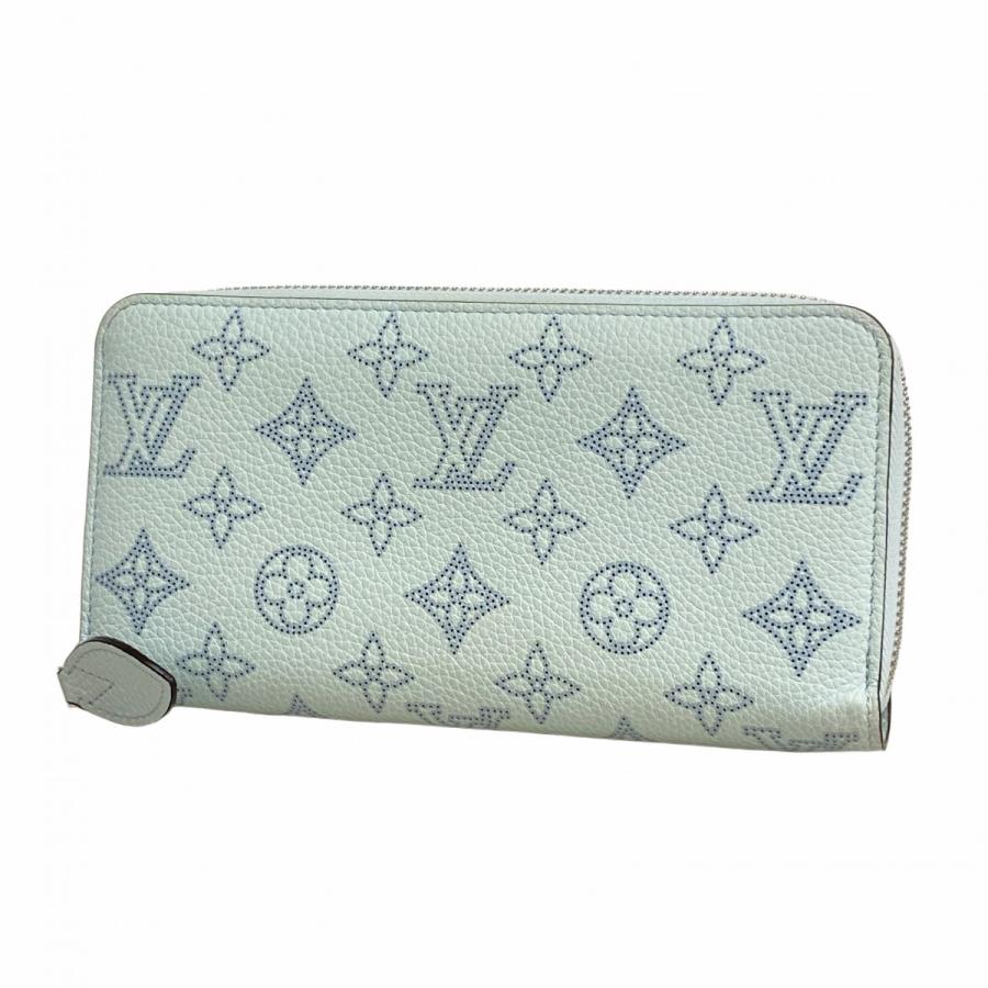 【6dc3185】ルイヴィトン 長財布 マヒナ ジッピーウォレット M82197 ミントブルー【中古】レディース LOUIS VUITTON（ルイ・ヴィトン） ☆最終価格 【6dc3185】ルイヴィトン