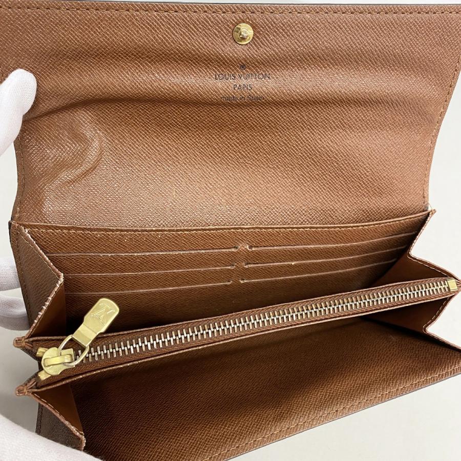 【6dc3186】ルイヴィトン 長財布 モノグラム ポルトフォイユサラ M61734 ブラウン【中古】レディース LOUIS VUITTON（ルイ・ヴィトン） 【6dc3186】ルイヴィトン 長財布