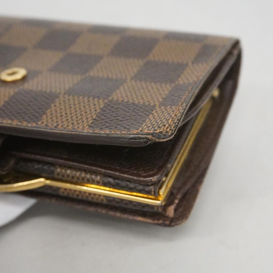 【6dc3295】ルイヴィトン 財布 ダミエ ポルトフォイユヴィエノワ N61674 エベヌ【中古】レディース LOUIS VUITTON（ルイ・ヴィトン） 【6dc3295】ルイヴィトン 財布
