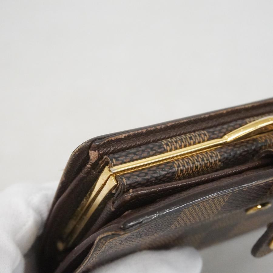 【6dc3295】ルイヴィトン 財布 ダミエ ポルトフォイユヴィエノワ N61674 エベヌ【中古】レディース LOUIS VUITTON（ルイ・ヴィトン） 【6dc3295】ルイヴィトン 財布