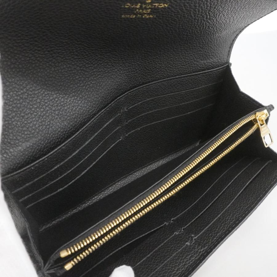 【6dc3409-k】ルイヴィトン 長財布 モノグラム・アンプラント ポルトフォイユサラ M82257 ノワール【中古】レディース LOUIS VUITTON（ルイ・ヴィトン） 【6dc3409-k】ルイヴィトン 長財布