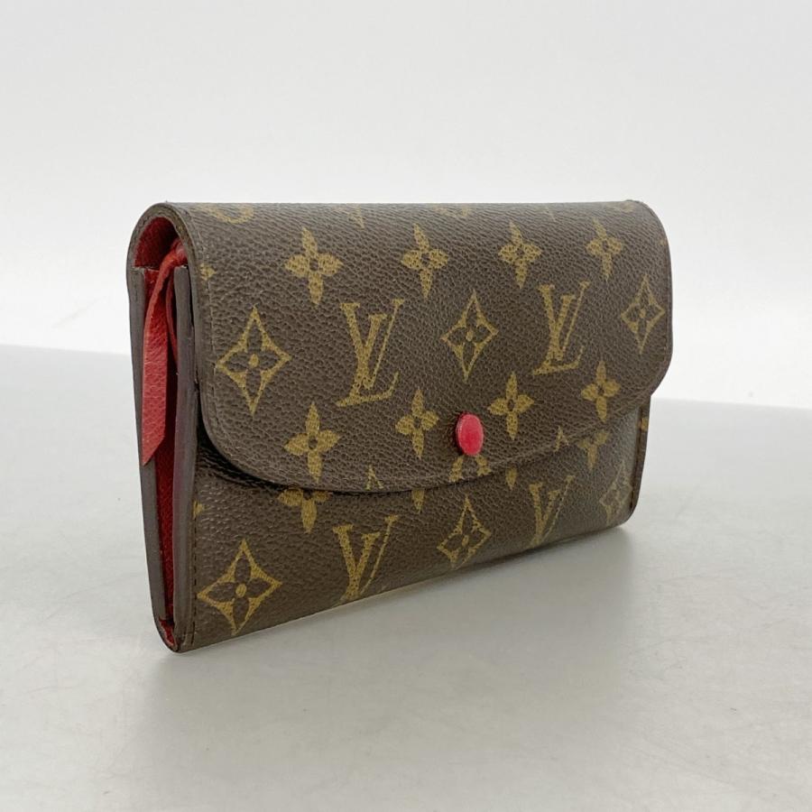 【6dc3502】ルイヴィトン 長財布 モノグラム ポルトフォイユエミリー M60136 ルージュ【中古】レディース LOUIS VUITTON（ルイ・ヴィトン） 【6dc3502】ルイヴィトン 長財布