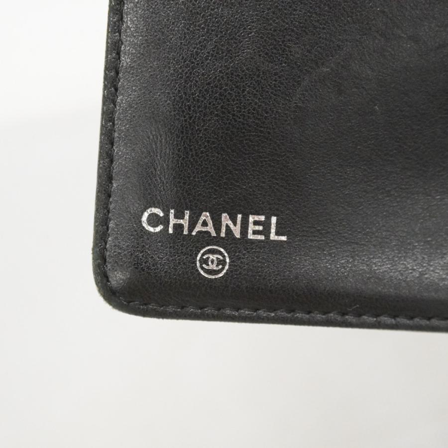 CHANEL（シャネル） 【6dc3586】シャネル 長財布 ラムスキン ブラック