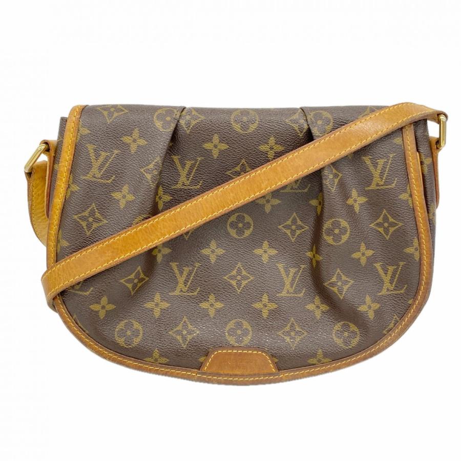 LOUIS VUITTON ルイヴィトン ショルダーバッグ モノグラム メニルモンタンPM 肩掛け 斜め掛け かばん 鞄 M40474    ブラウン 茶 ゴールド金具 レディース【中古品】 メニルモンタン ルイヴィトン LOUIS VUITTON モノグラム