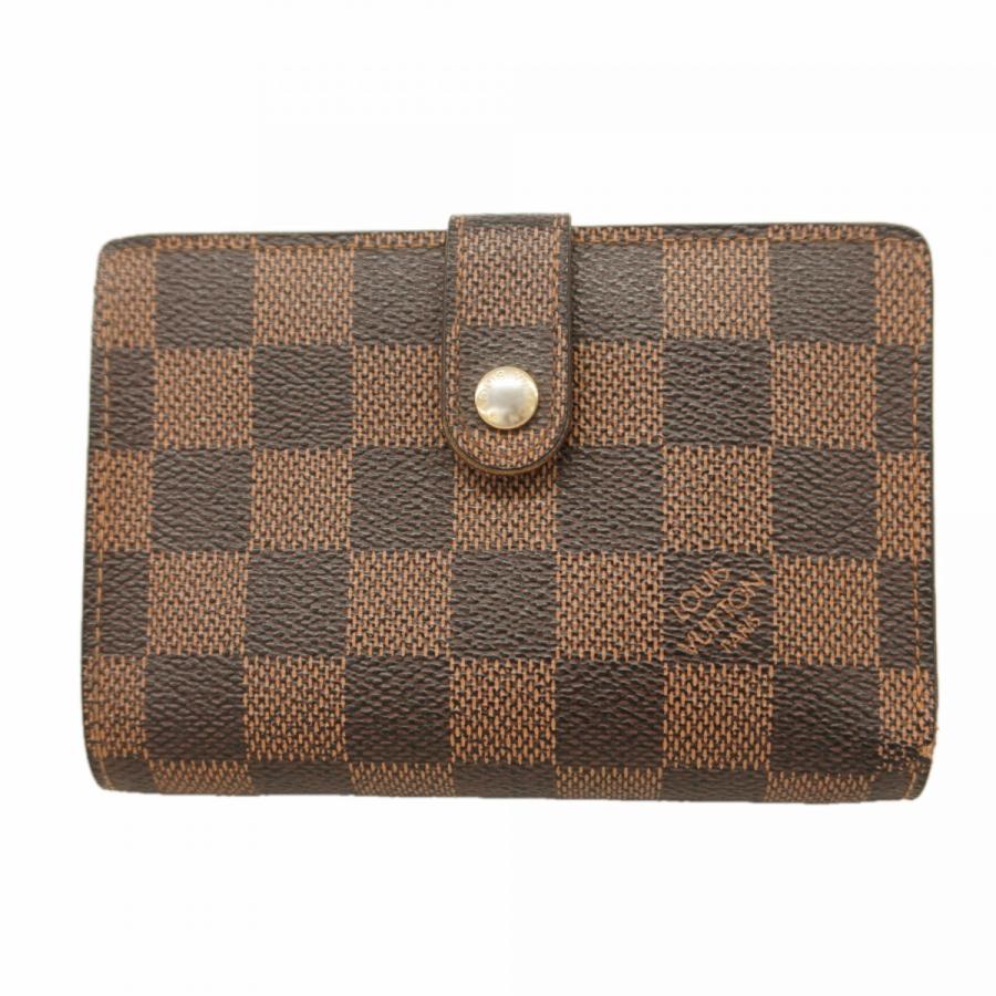【6dc3739】ルイヴィトン 財布 ダミエ ポルトフォイユヴィエノワ N61674 エベヌ【中古】レディース LOUIS VUITTON（ルイ・ヴィトン） 【6dc3739】ルイヴィトン 財布