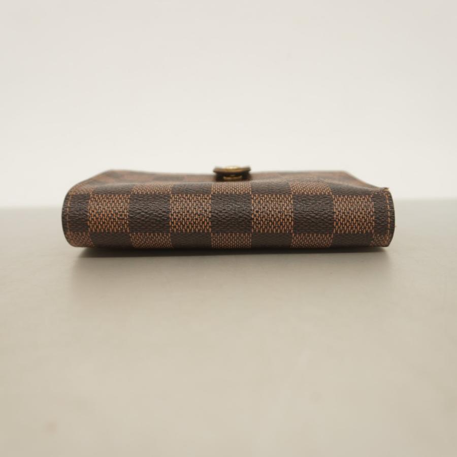 【6dc3739】ルイヴィトン 財布 ダミエ ポルトフォイユヴィエノワ N61674 エベヌ【中古】レディース LOUIS VUITTON（ルイ・ヴィトン） 【6dc3739】ルイヴィトン 財布