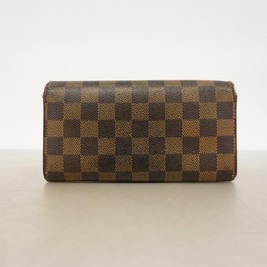 【6dc3865】ルイヴィトン 長財布 ダミエ ポルトモネクレディ N61726 エベヌ【中古】レディース LOUIS VUITTON（ルイ・ヴィトン） 【6dc3865】ルイヴィトン 長財布