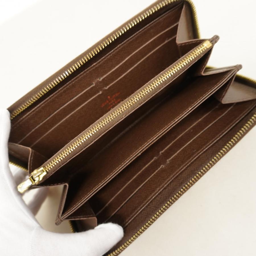 【6dc3965】ルイヴィトン 長財布 ダミエ ジッピーウォレット N60015 エベヌ【中古】メンズ レディース ユニセックス LOUIS VUITTON（ルイ・ヴィトン） 【6dc3965】ルイヴィトン 長財布