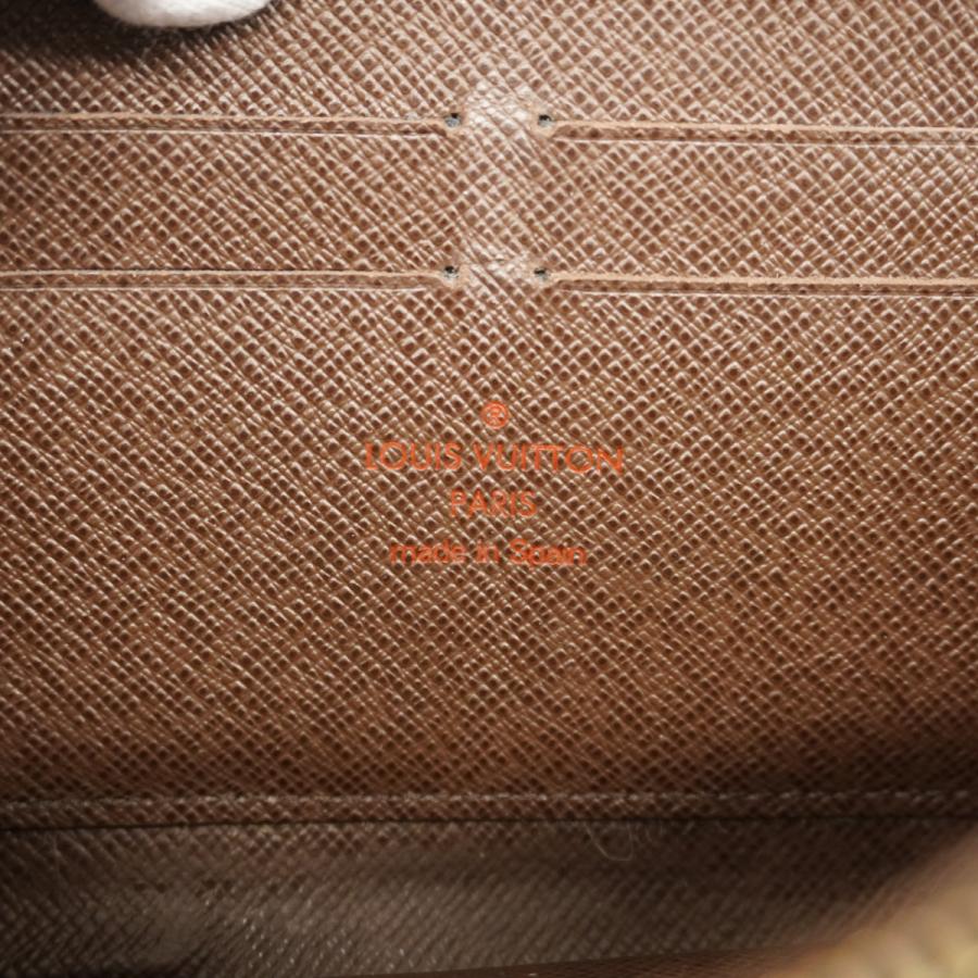 ルイヴィトン N60015 長財布 エベヌ  LOUIS VUITTON ジッピーウォレット ダミエ ルイヴィトン N60015 ジッピーウォレット ダミエ エベヌ 長財布 5