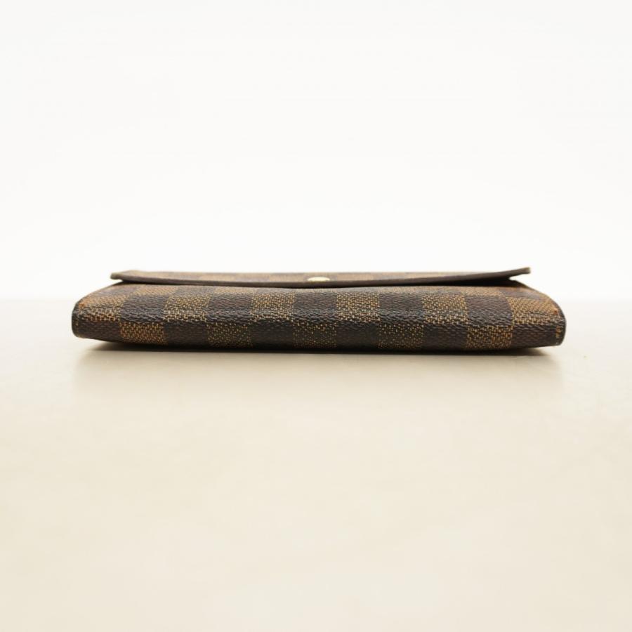 【6dc3966】ルイヴィトン 長財布 ダミエ ポルトフォイユサラ N61734 エベヌ【中古】レディース LOUIS VUITTON（ルイ・ヴィトン） 【6dc3966】ルイヴィトン 長財布