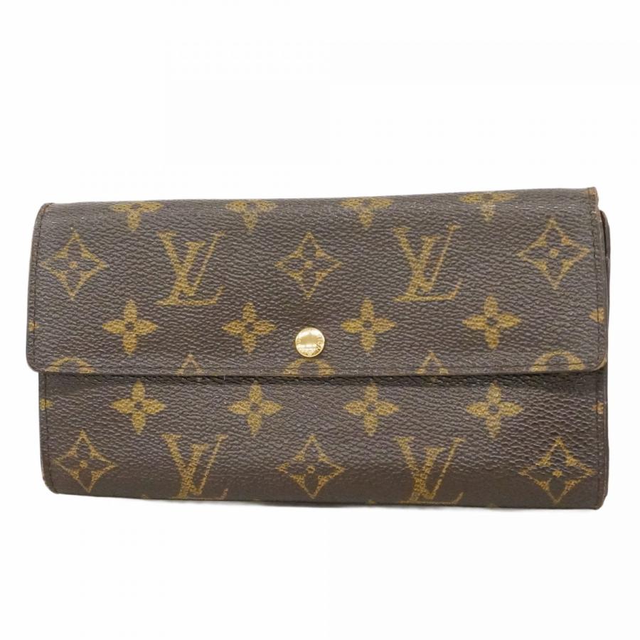 【6dd4023】ルイヴィトン 長財布 モノグラム ポルトフォイユサラ M61734 ブラウン【中古】レディース LOUIS VUITTON（ルイ・ヴィトン） 【6dd4023】ルイヴィトン 長財布
