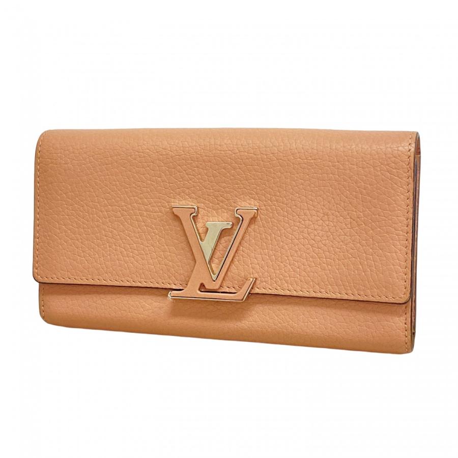 【6dd4063】ルイヴィトン 長財布 トリヨン ポルトフォイユカプシーヌ M61250 マグノリア【中古】レディース LOUIS VUITTON（ルイ・ヴィトン） 【6dd4063】ルイヴィトン 長財布