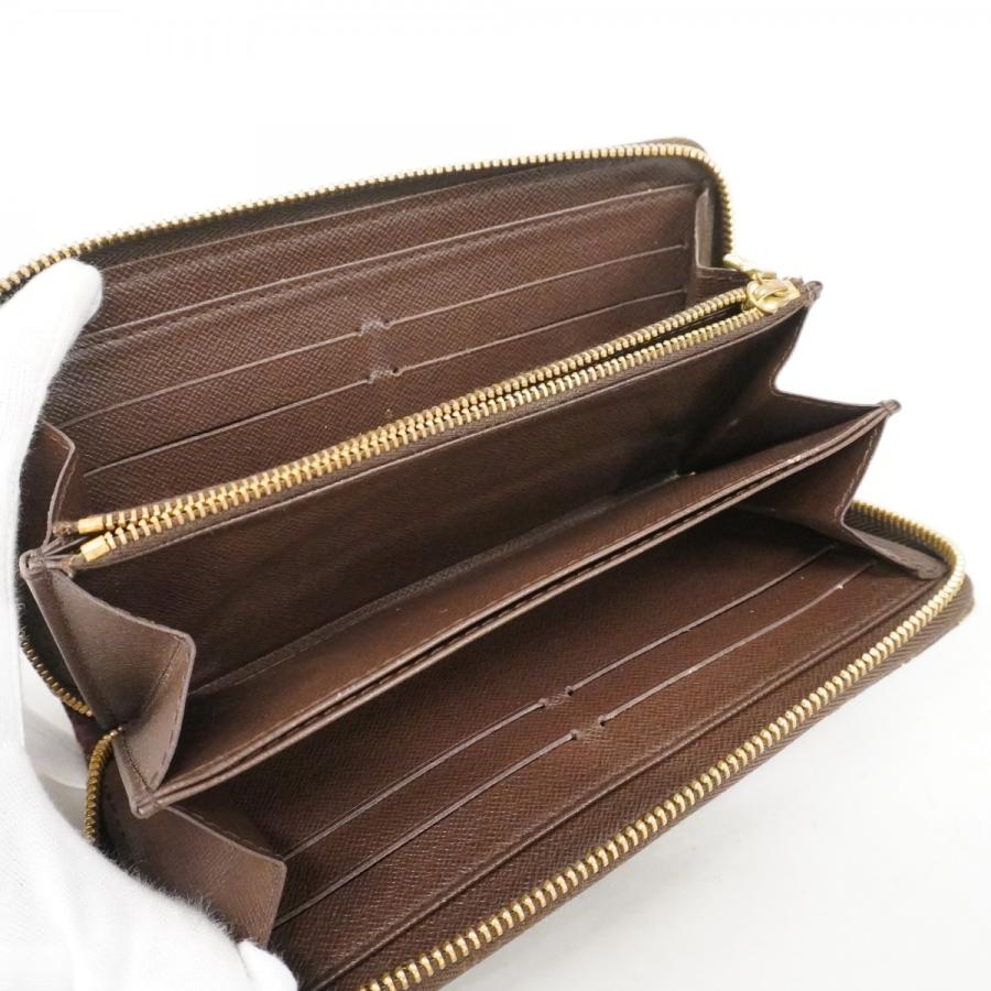 【6dd4098】ルイヴィトン 長財布 モノグラム・ミニラン ジッピーウォレット エベヌ【中古】レディース LOUIS VUITTON（ルイ・ヴィトン） 【6dd4098】ルイヴィトン 長財布