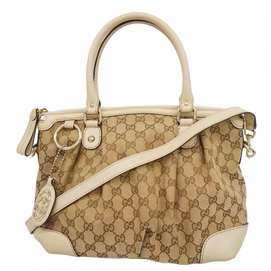 GUCCI（グッチ） 【6dd4126-k】グッチ ハンドバッグ GGキャンバス 