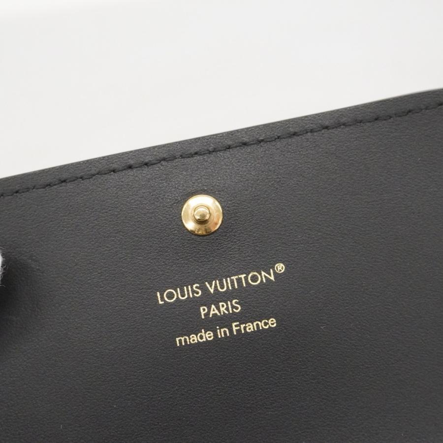 【6dd4132-k】ルイヴィトン 財布 トリヨン ポルトフォイユカプシーヌ タイニー M12149 ノワール【中古】レディース LOUIS VUITTON（ルイ・ヴィトン） 【6dd4132-k】ルイヴィトン 財布