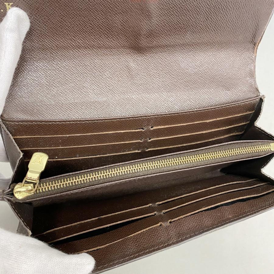 LOUIS VUITTON ルイ・ヴィトン/ポルトフォイユ・サラ新型/ダミエ/エベヌ/N63209/CA2***/ABランク/89【中古】 ポルトフォイユ・サラ ダミエ・エベヌ｜ルイ・ヴィトン 公式サイト